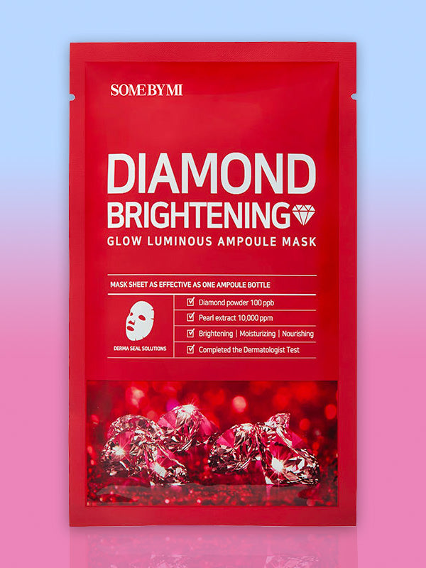 SOME BY MI Red Diamond Brightening Glow Luminous Ampoule Mask SOME BY MI