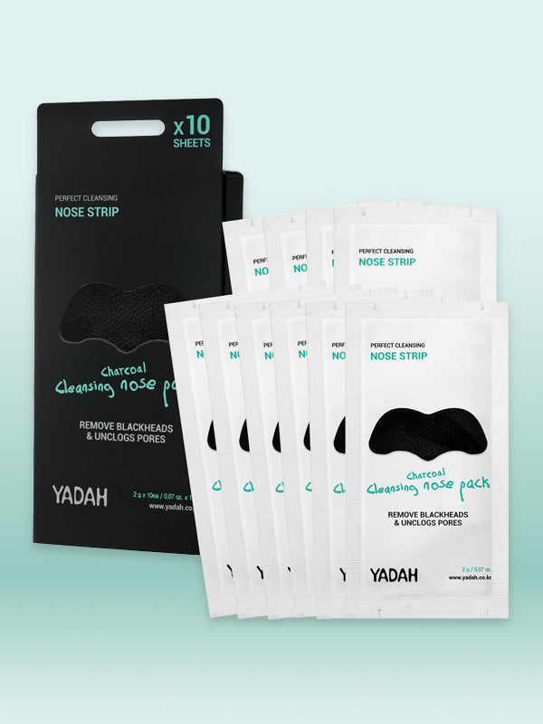 Yadah Charcoal Cleansing Nose Pack 10pcs Yadah