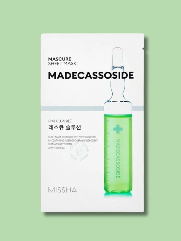 MISSHA Mascure Rescue Solution Sheet Mask Madecasoside 27ml MISSHA