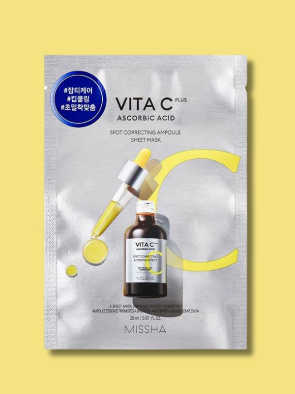 MISSHA Vita C Plus Spot Correcting Ampoule Sheet Mask 26ml MISSHA