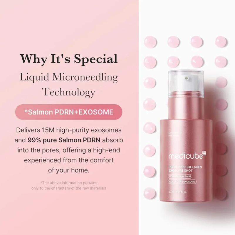 medicube PDRN Pink Exosome Shot Serum 7500 30ml