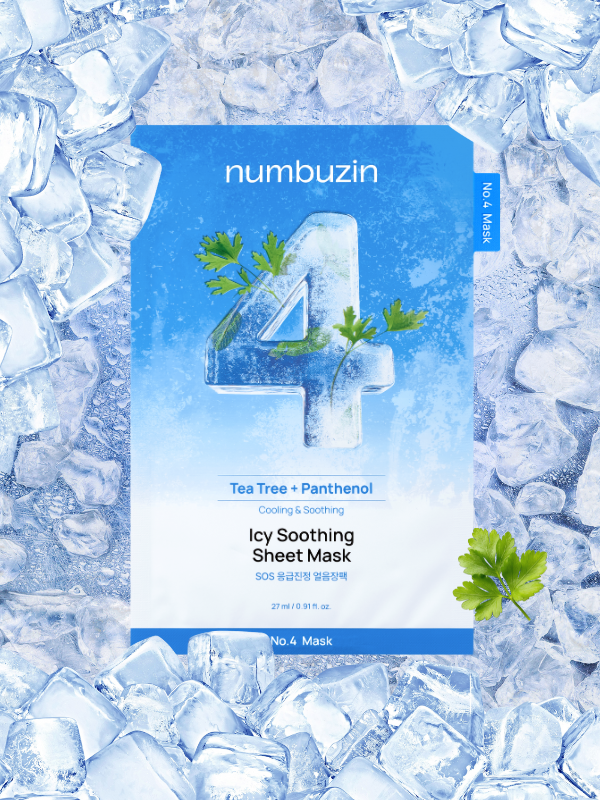 numbuzin No.4 Icy Soothing Sheet Mask 27ml