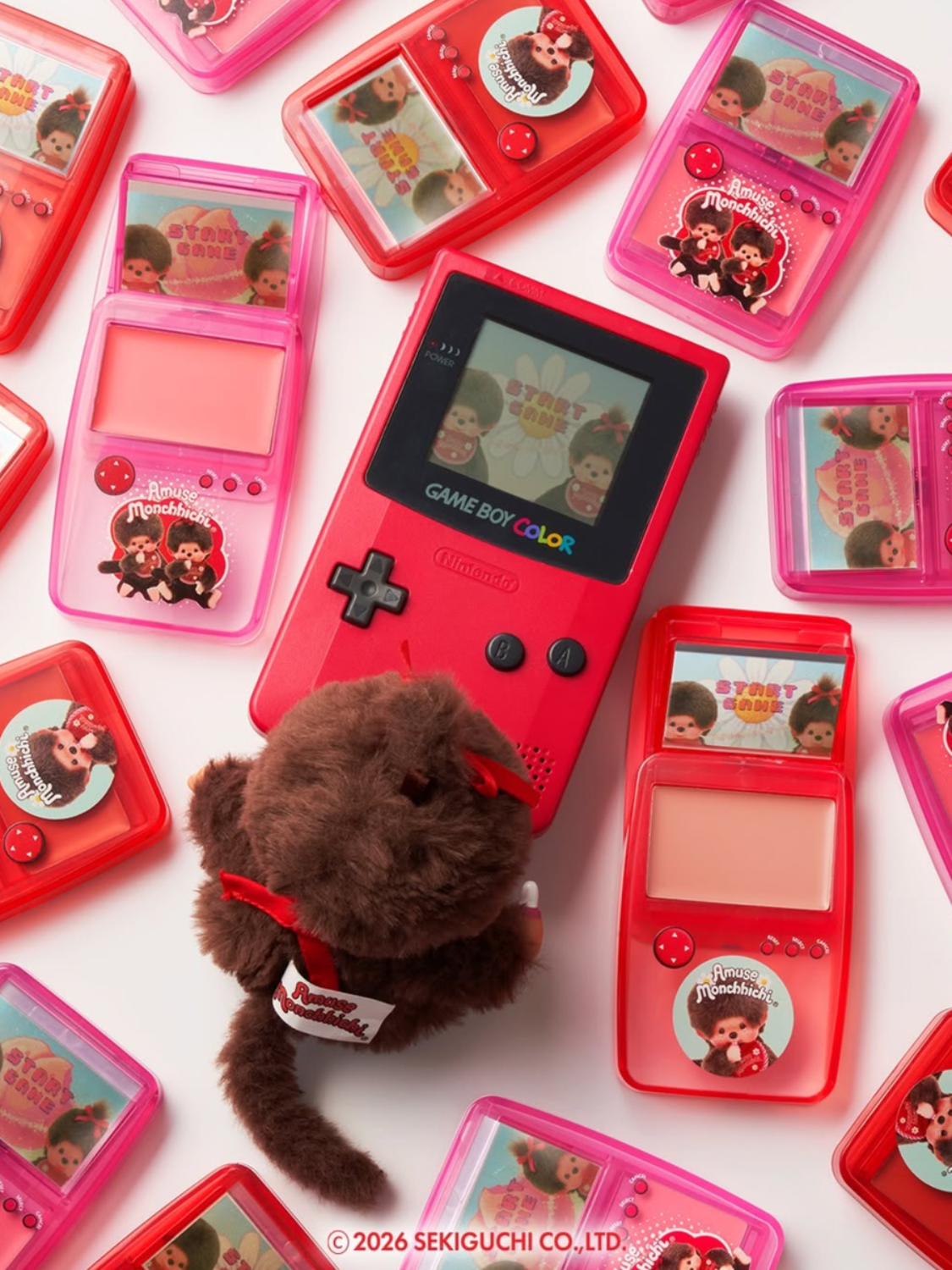 Amuse Game Station Lip & Cheek Healthy Balm [Monchhichi Limited Edition]