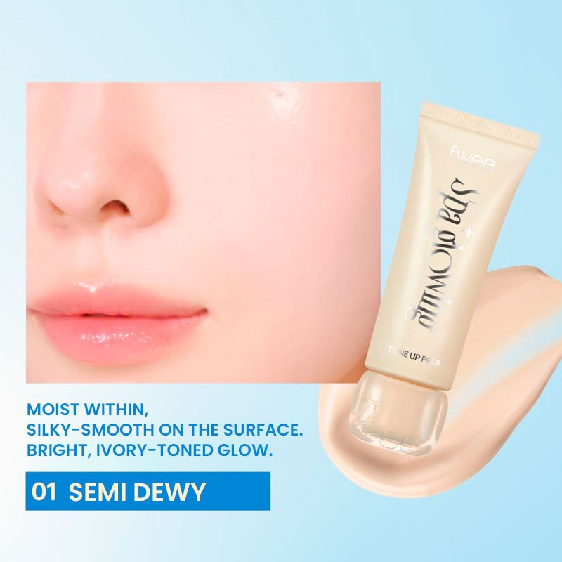 fwee Spa Glowing Tone-Up Prep 80g 01 Semi Dewy fwee