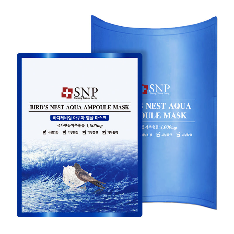 SNP Bird's Nest Aqua Ampoule Mask 25ml SNP