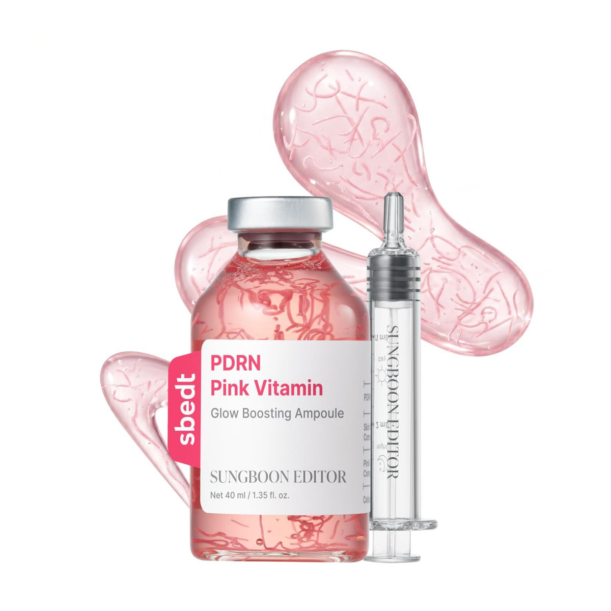 Sungboon Editor PDRN Pink Vitamin Glow Boosting Ampoule 40ml