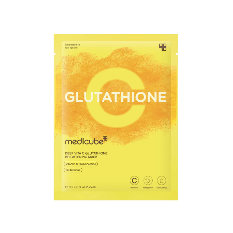medicube Deep Vita C Glutathione Brightening Mask 27ml medicube