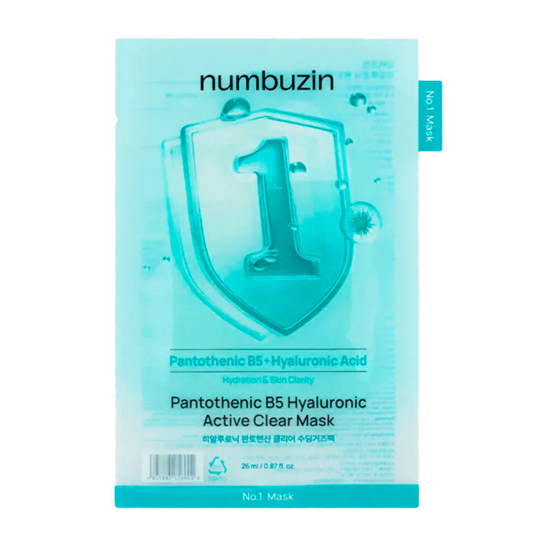 Numbuzin No.1 Pantothenic B5 Hyaluronic Active Clear Mask