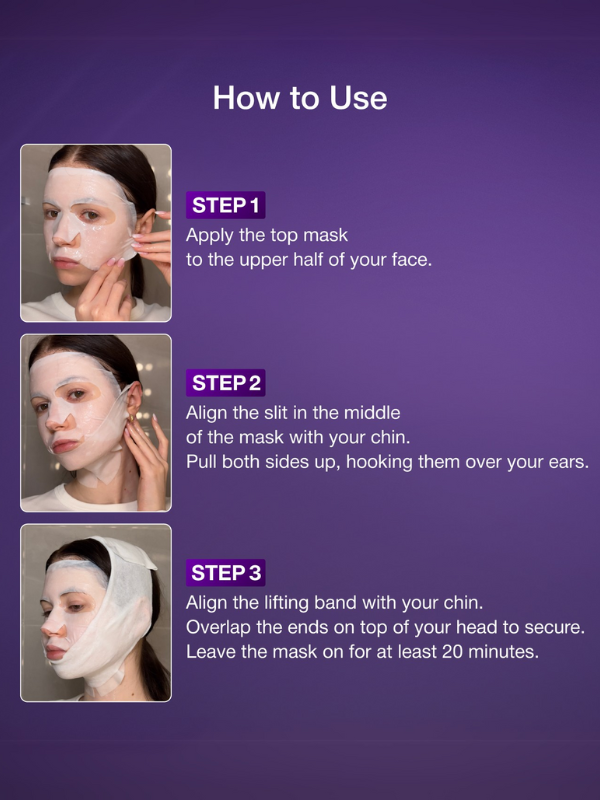 numbuzin No.9 NAD Bio Lifting Full Cover Facial Mask 48ml - 1 BOX / 4 PCS (+GWP) numbuzin