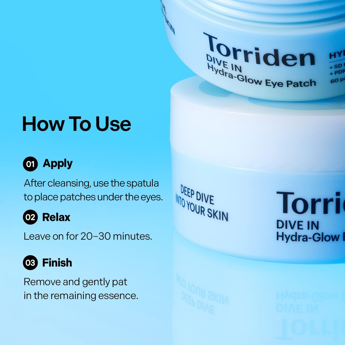 Torriden Dive-In Hydra Glow Eye Patch 60pcs