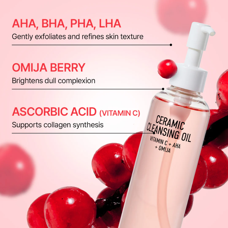 Parnell AHA Omija Ceramic Cleansing Oil 200ml