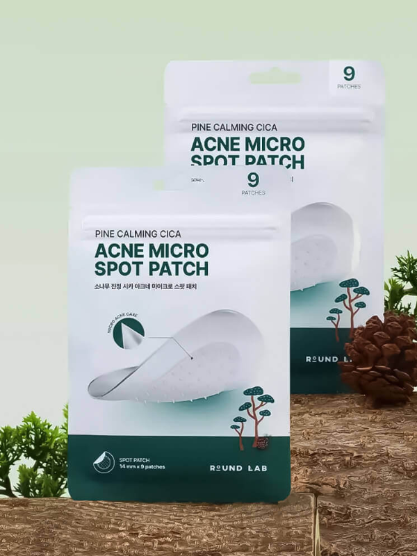 Round Lab Pine Calming Cica Micro Spot Patch 9pcs