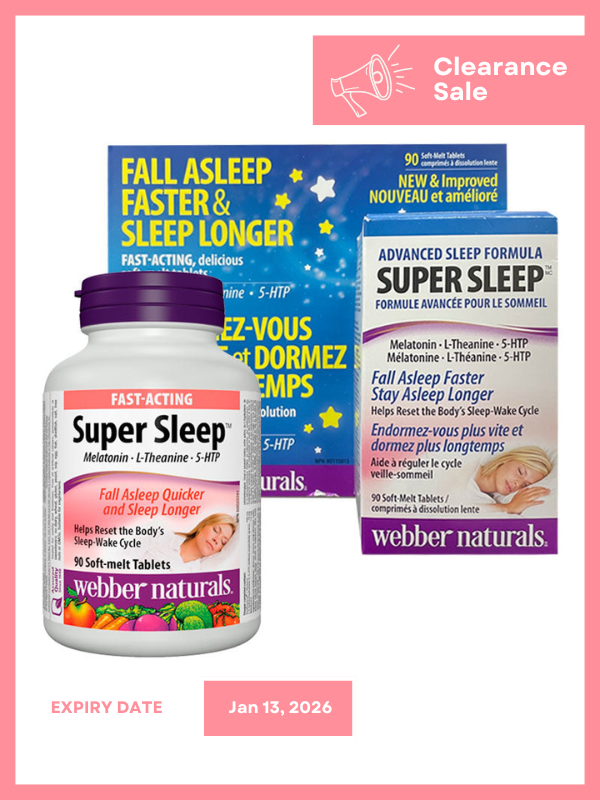 Webber Natural Advanced Sleep Formula Super Sleep - 90 tablets Webber Natural