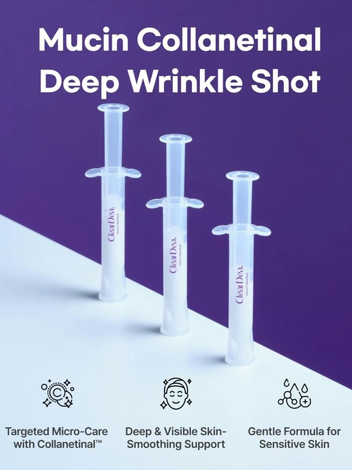 ClearDea Mucin Collanetinal Deep Wrinkle Shot 4ml x 5