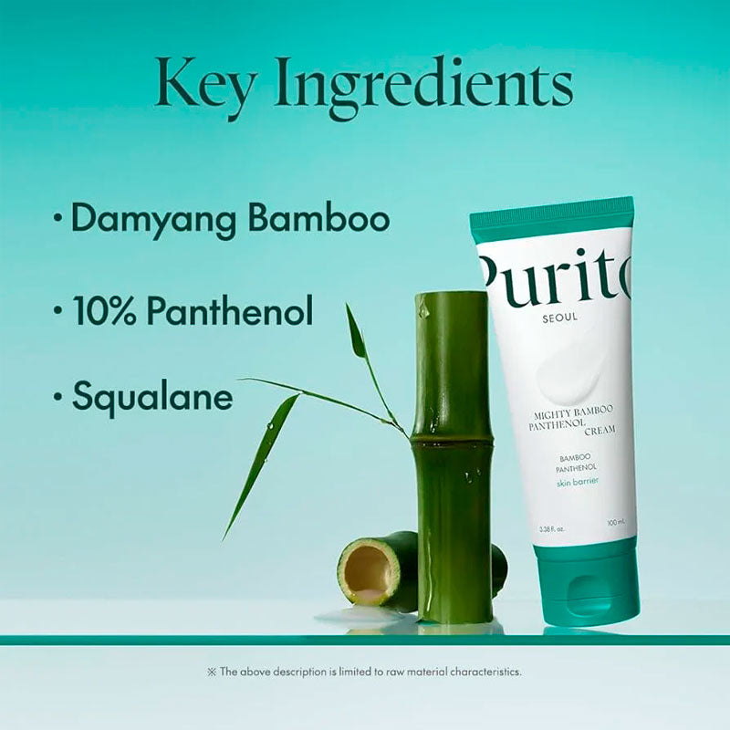 Purito Mighty Bamboo Panthenol Cream  100ml