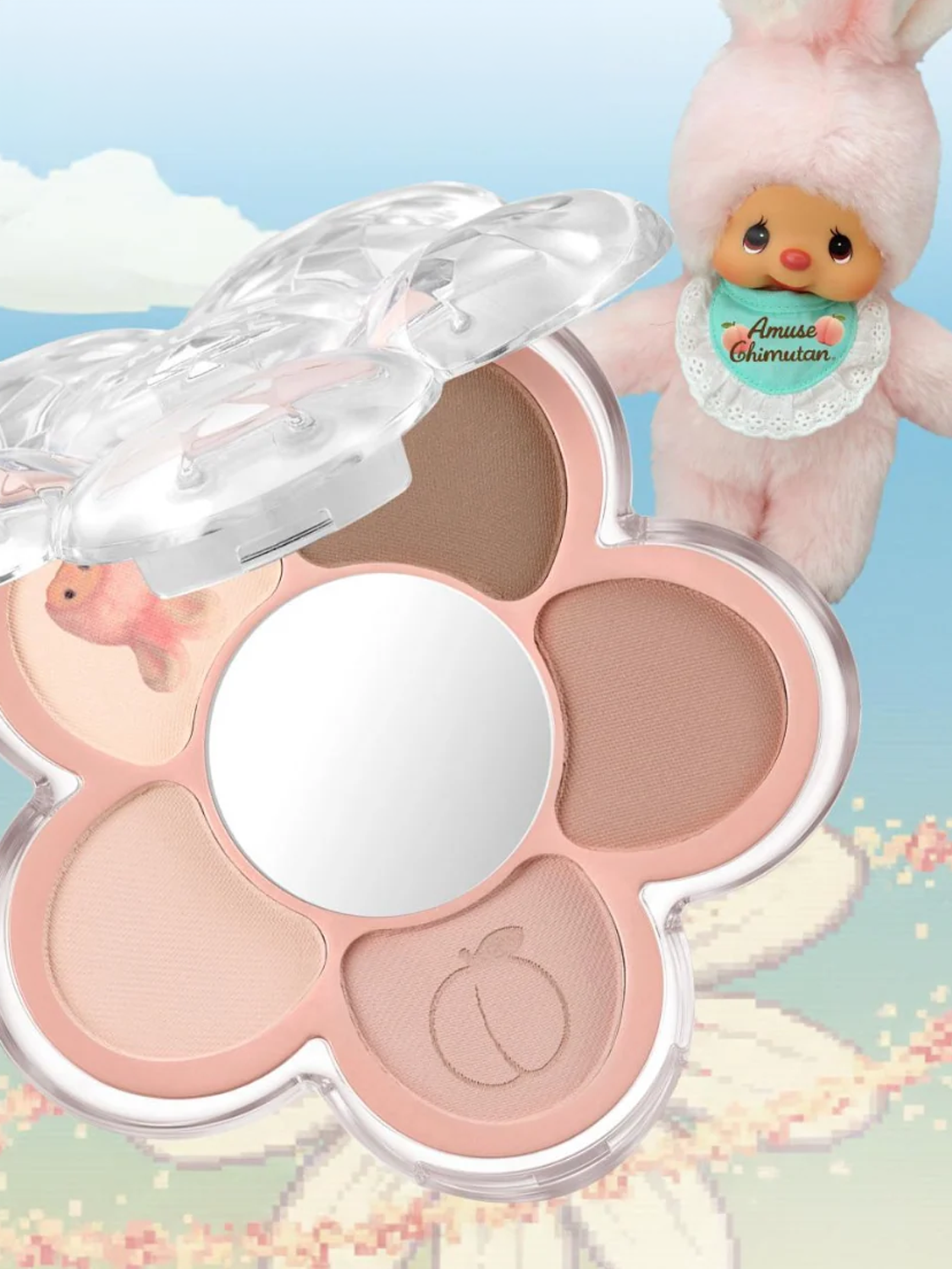 Amuse Flora Eye Palette [Monchhichi Limited Edition]