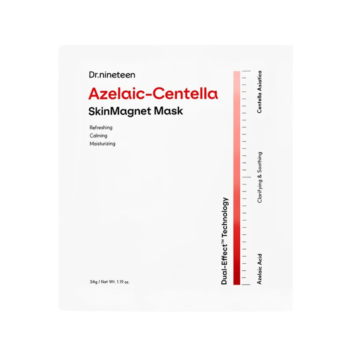 Dr.nineteen Azelaic-Centella Skin Magnet Mask 34g - PinknBlossom