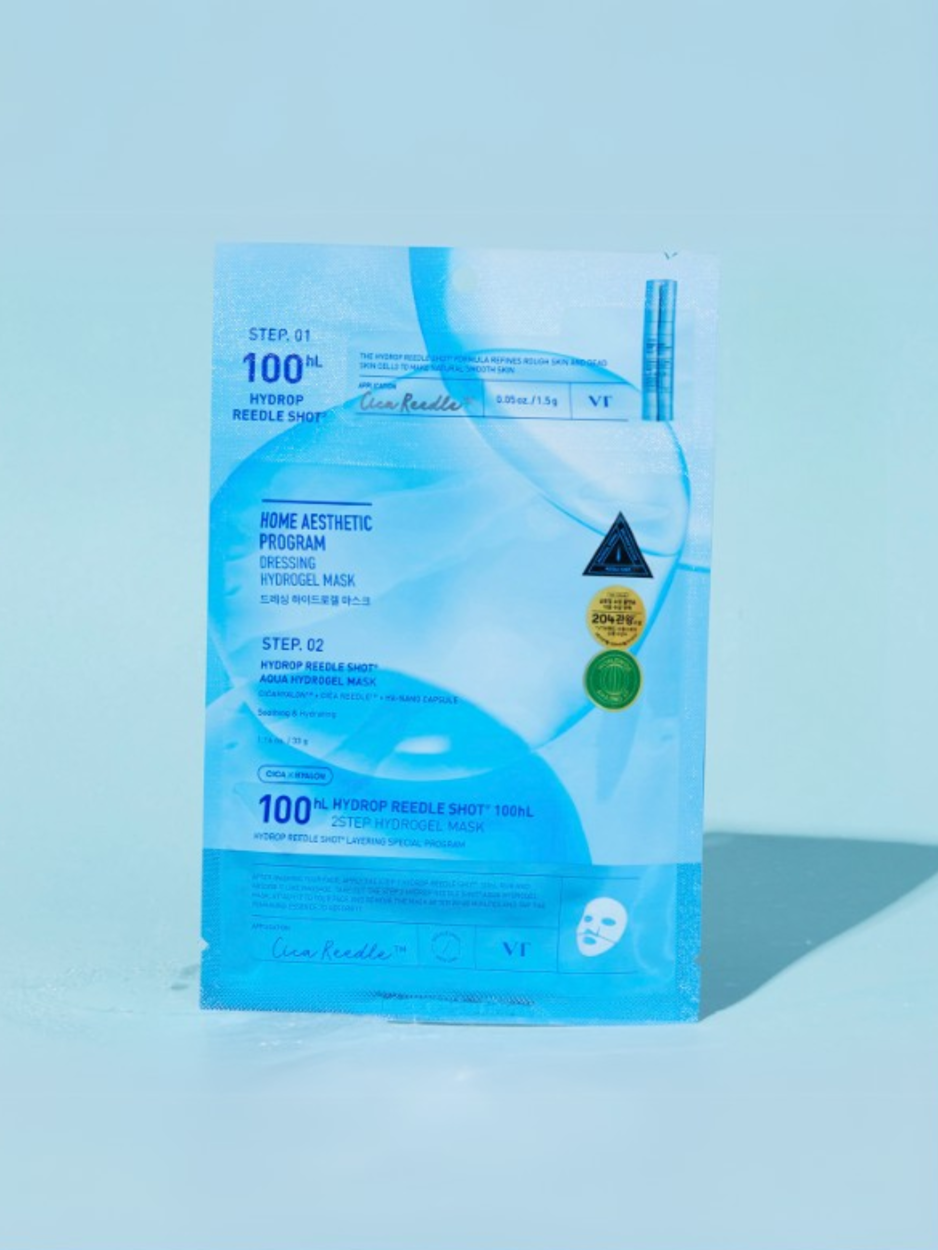 VT Hydrop Reedle Shot 100 2-Step Hydrogel Mask 36g