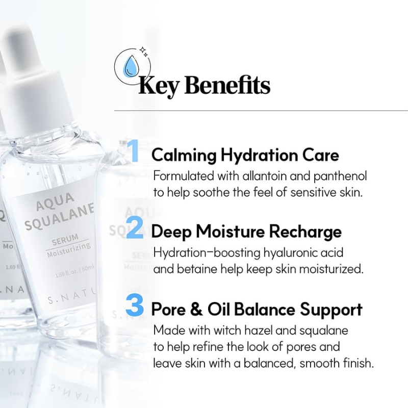 S.Nauture Aqua Squalane Serum 50ml