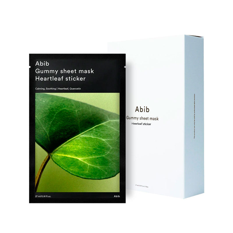 Abib Gummy Sheet Mask #Heartleaf Sticker 27ml ABIB