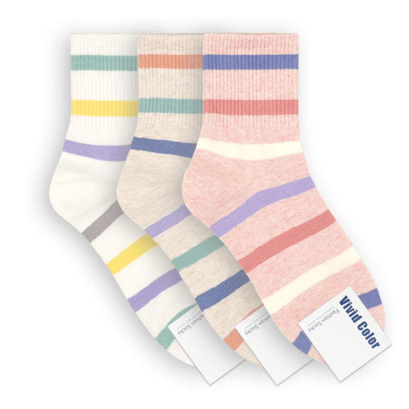 Spring Stripe Socks Vivid Socks
