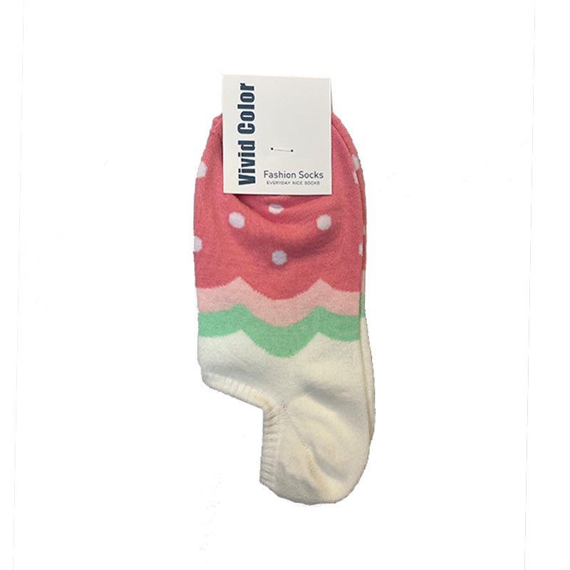 Wave Dotted Mini Socks pinknblossom