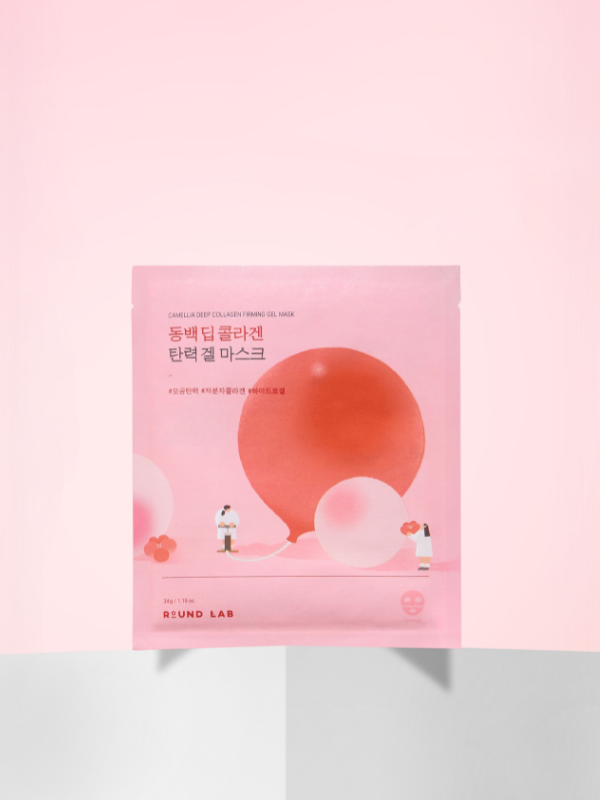Round Lab Camellia Deep Collagen Firming Gel Mask 34ml