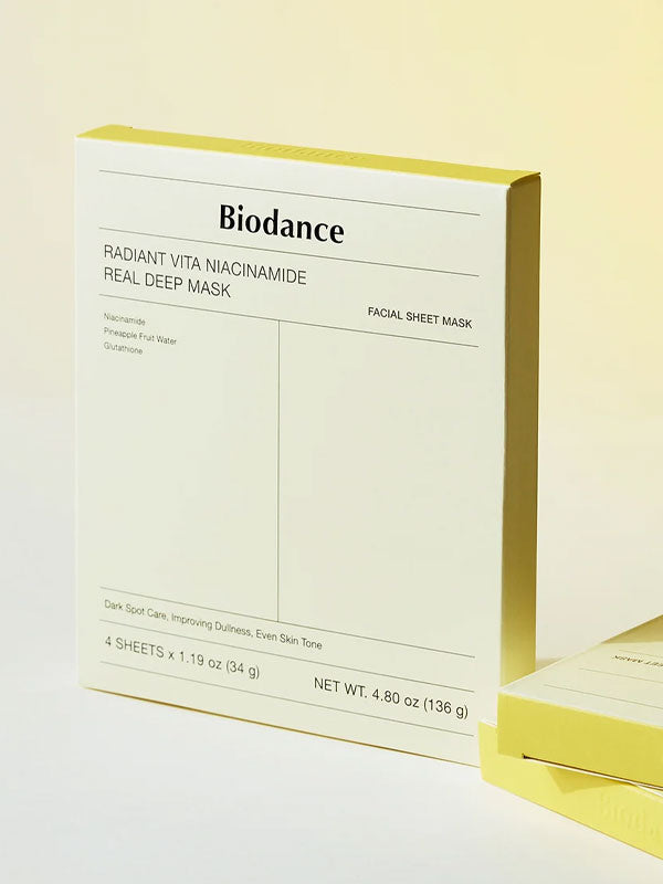 Biodance Radiant Vita Niacinamide Real Deep Mask 34g Biodance
