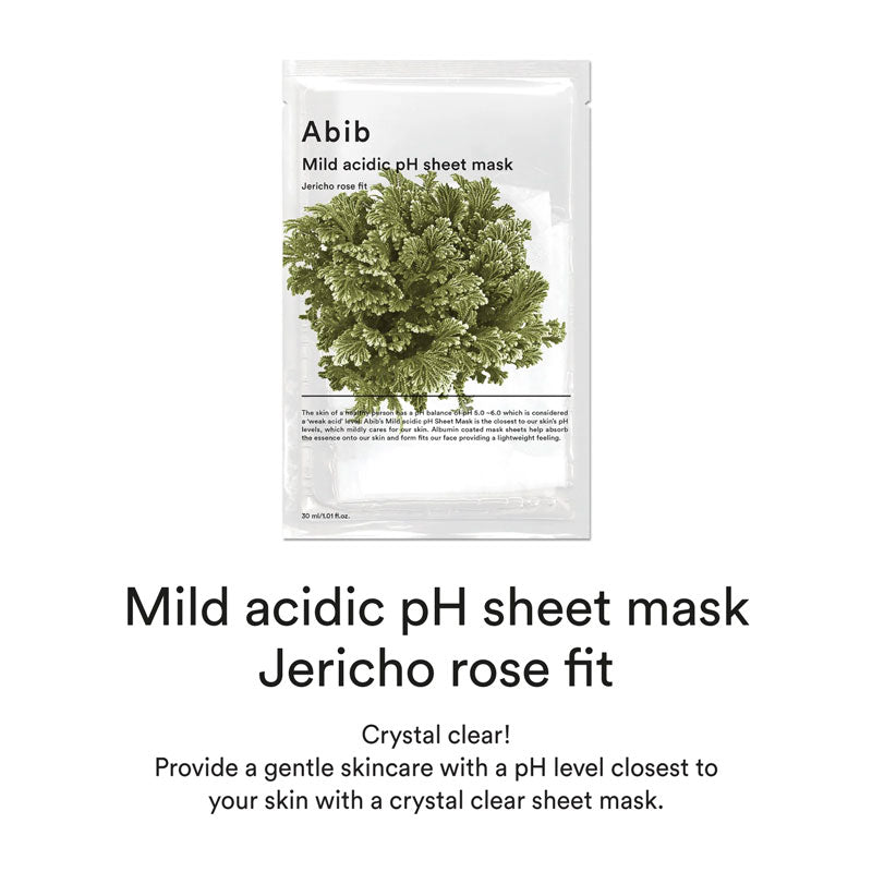 Abib Mild Acidic pH Sheet Mask #Jericho Rose 30ml