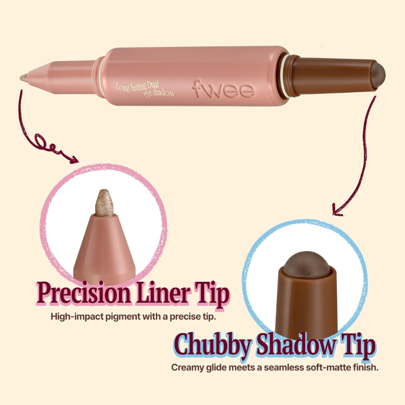 fwee Long-Lasting Dual Coloring Stick Eye Shadow
