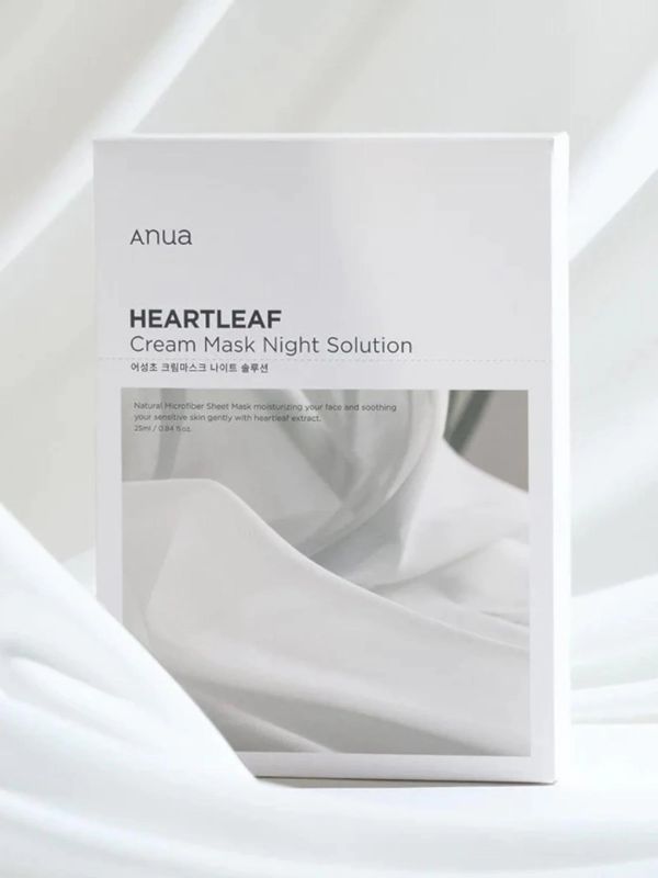 Anua Heartleaf Cream Night Solution Sheet Mask 25ml 1PC