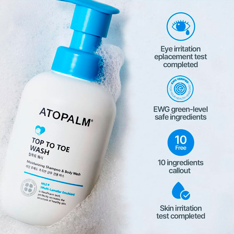 Atopalm Top to Toe Wash 300ml