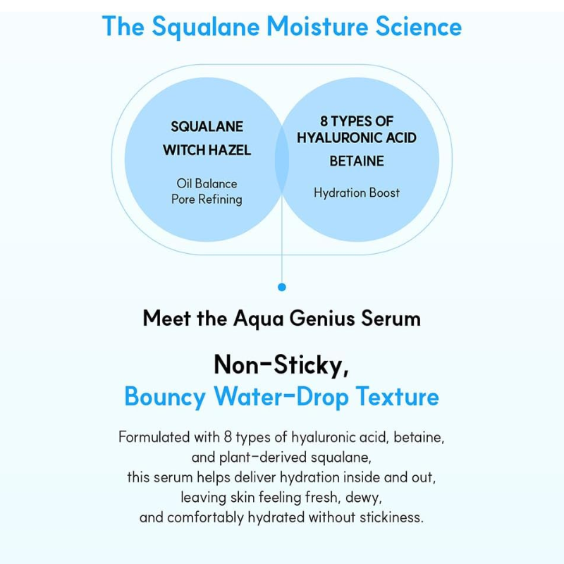S.Nauture Aqua Squalane Serum 50ml