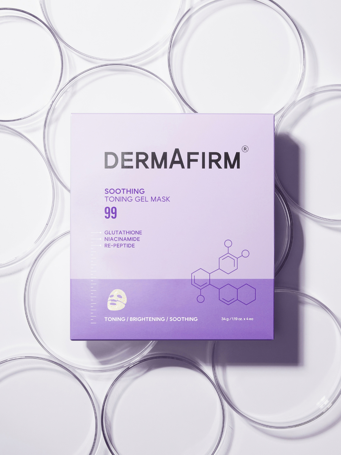 Dermafirm Soothing Toning Gel Mask R4 34g