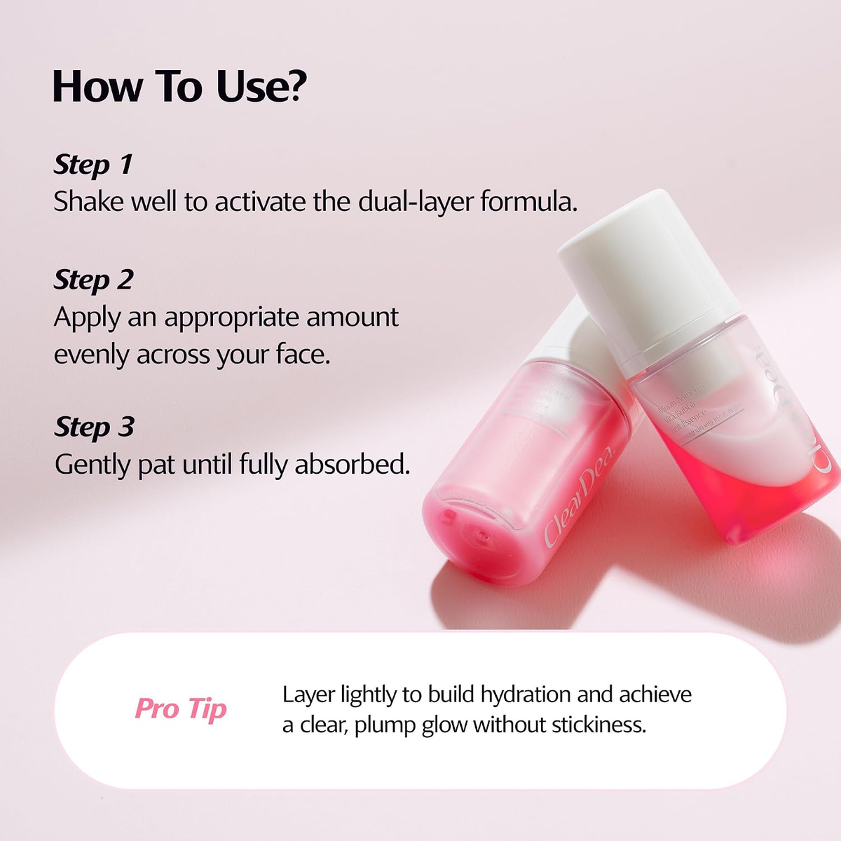ClearDea Mucin Mineral Vita Bubble First Essence 60ml