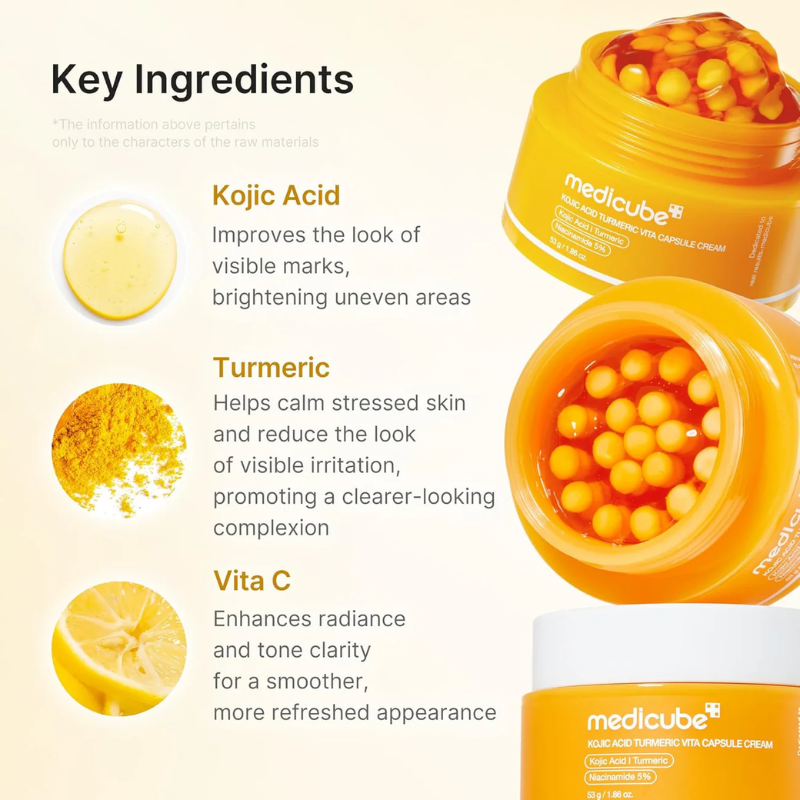 medicube Kojic Acid Turmeric Vita C Capsule Cream 53g