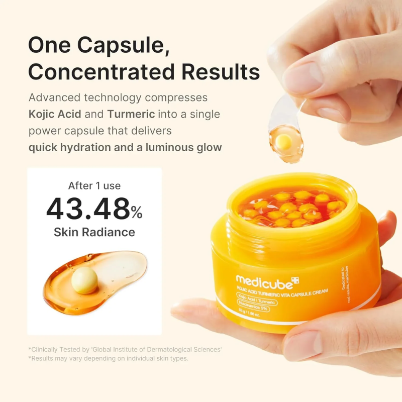 medicube Kojic Acid Turmeric Vita C Capsule Cream 53g