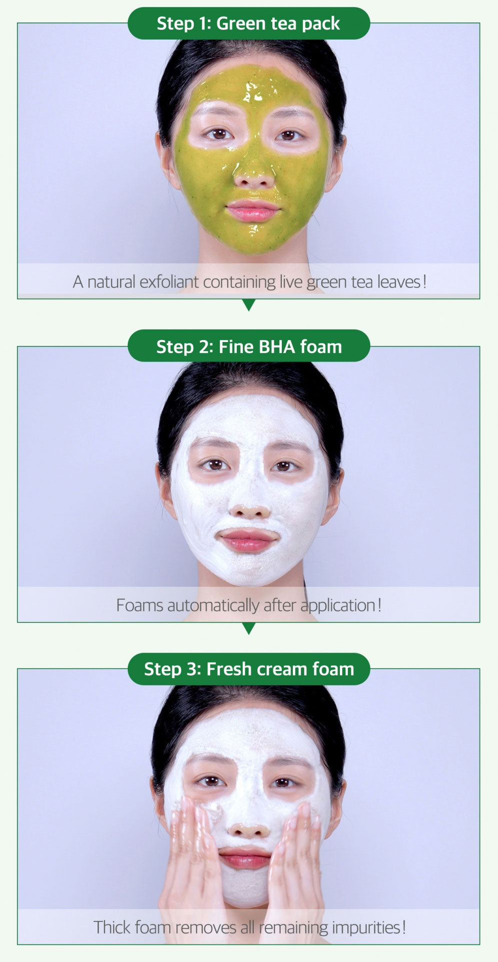 SOME BY MI Bye Bye Blackhead 30 Days Miracle Green Tea Tox Bubble Cleanser 120g SOME BY MI