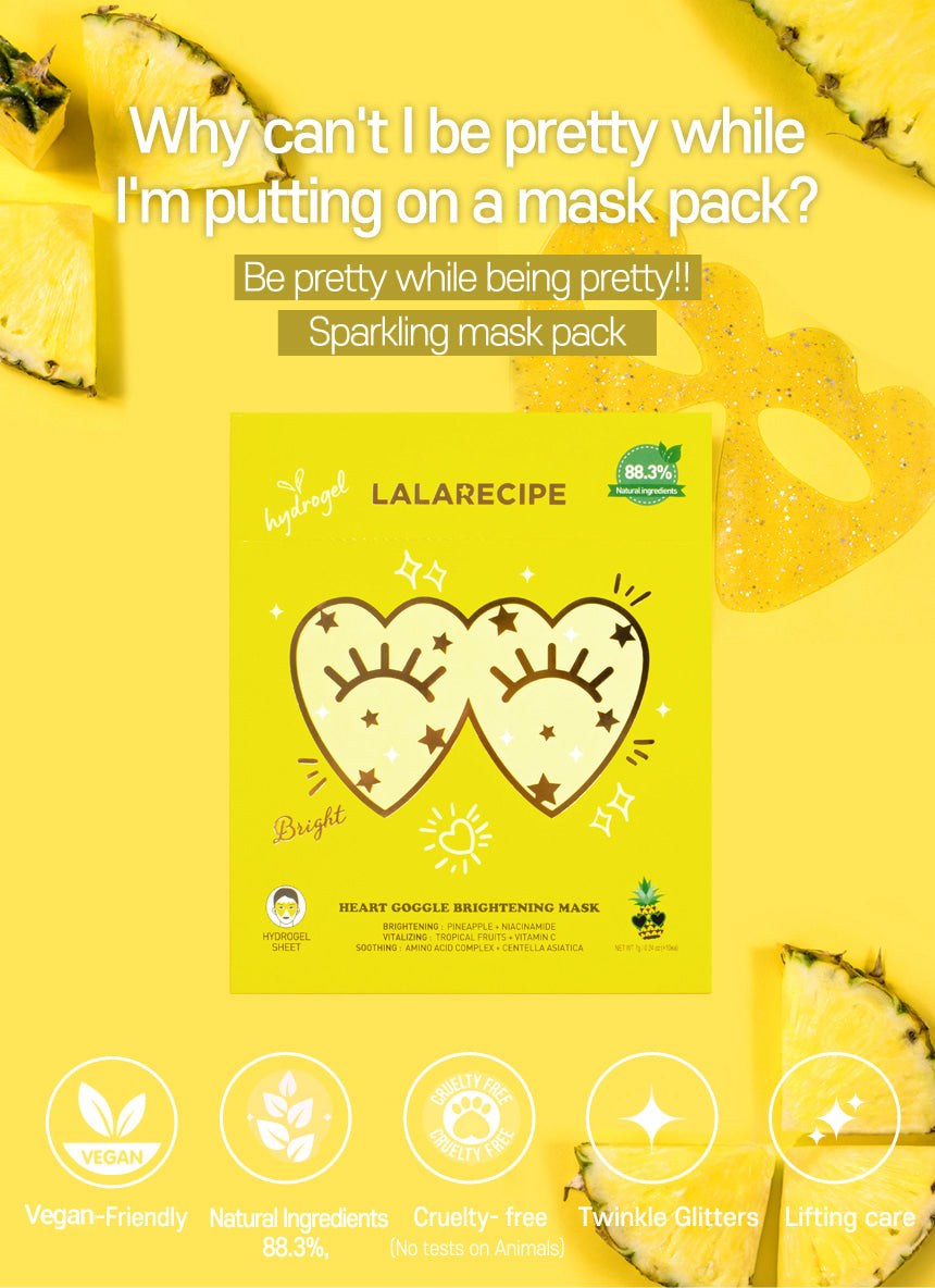 Lala Recipe Heart Goggle Brightening Mask 7g Lala Recipe