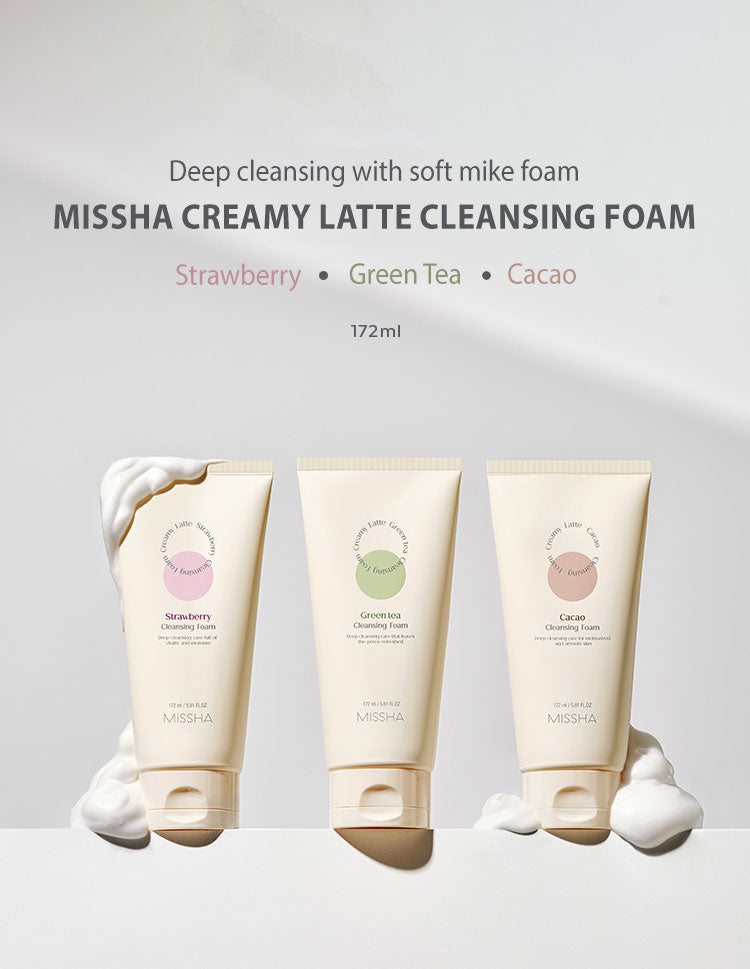 MISSHA Creamy Latte Cleansing Foam 172ml MISSHA
