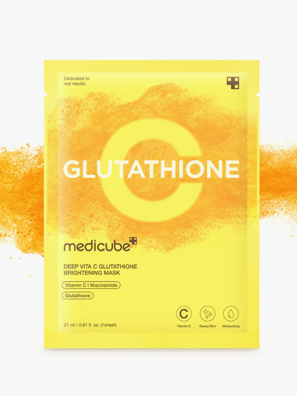 medicube Deep Vita C Glutathione Brightening Mask 27ml medicube