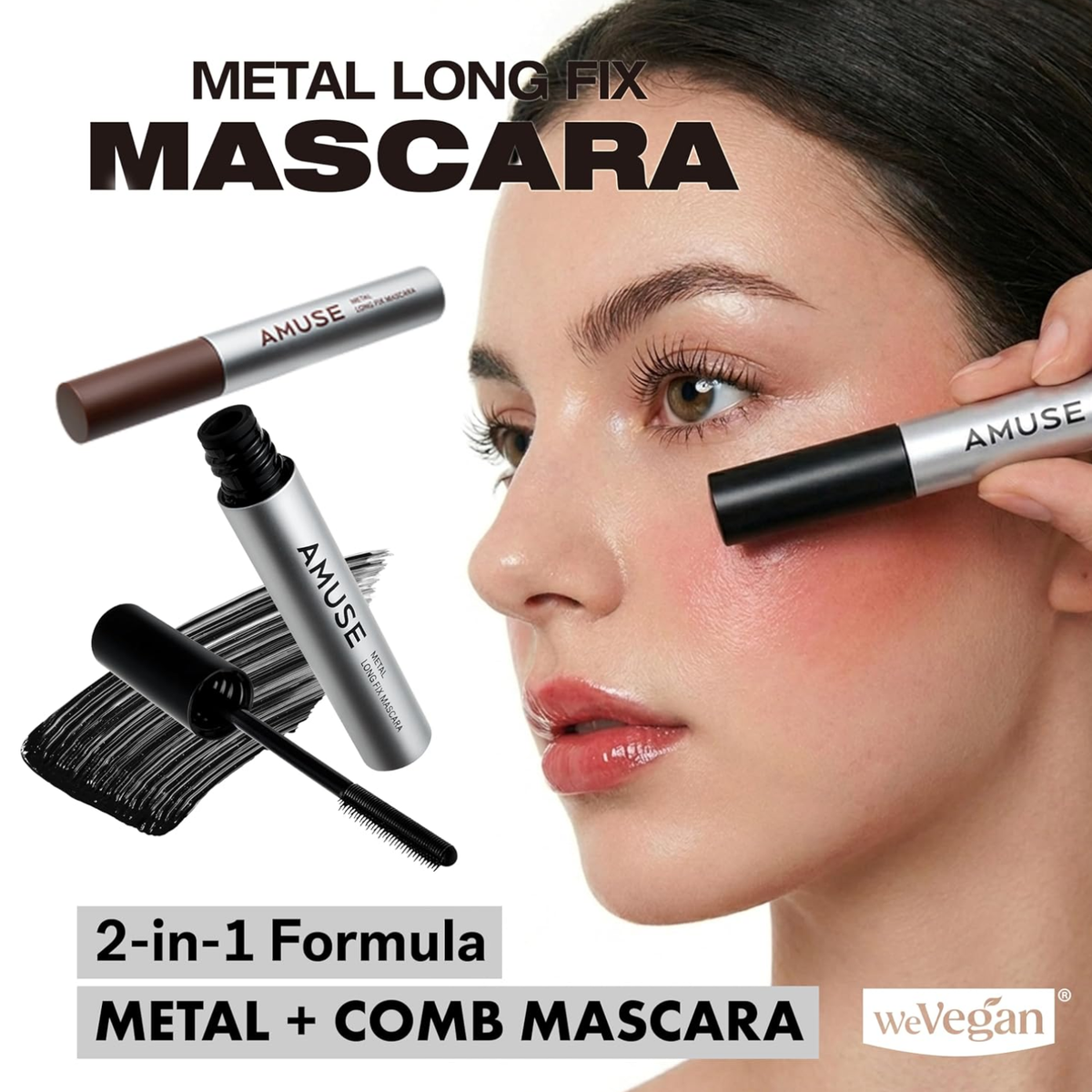 Amuse Metal Long Fix Mascara