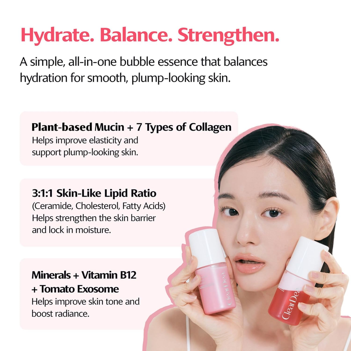 ClearDea Mucin Mineral Vita Bubble First Essence 60ml