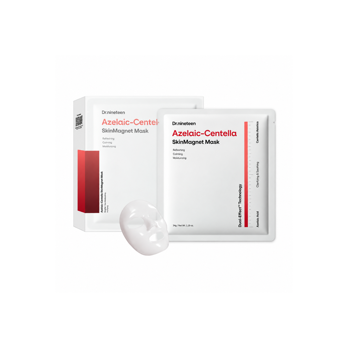 Dr.nineteen Azelaic-Centella Skin Magnet Mask 34g - PinknBlossom