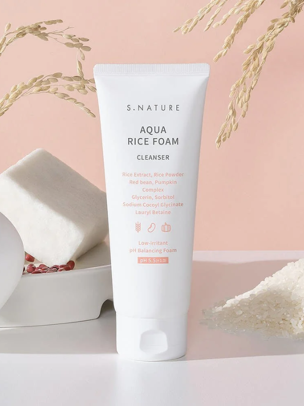 S.Nature Aqua Rice Foam Cleanser 160ml