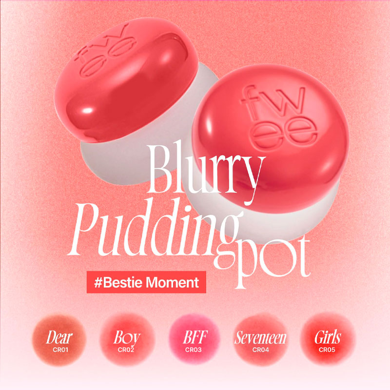 fwee Lip & Cheek Blurry Pudding Pot 5g fwee