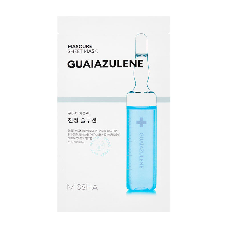 MISSHA Mascure Calming Solution Sheet Mask Guaiazulene 27ml MISSHA