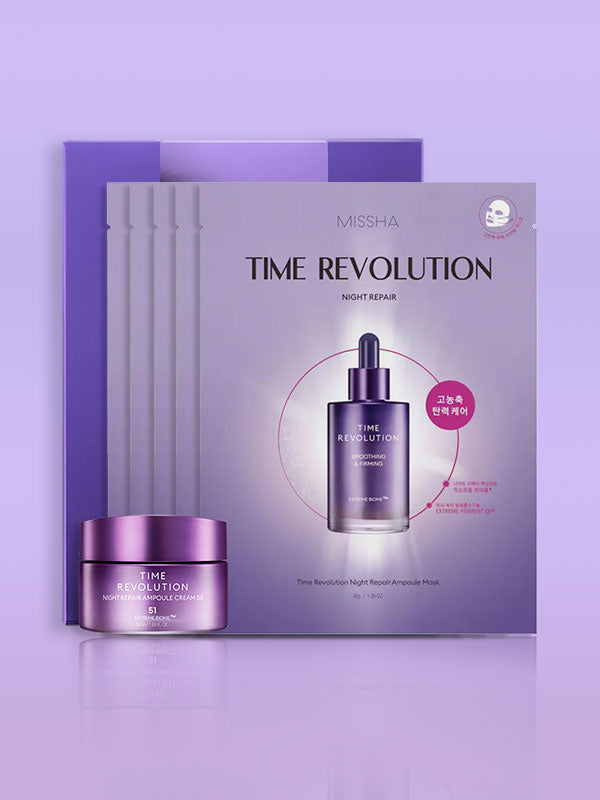 MISSHA Time Revolution Night Cream & Mask Set