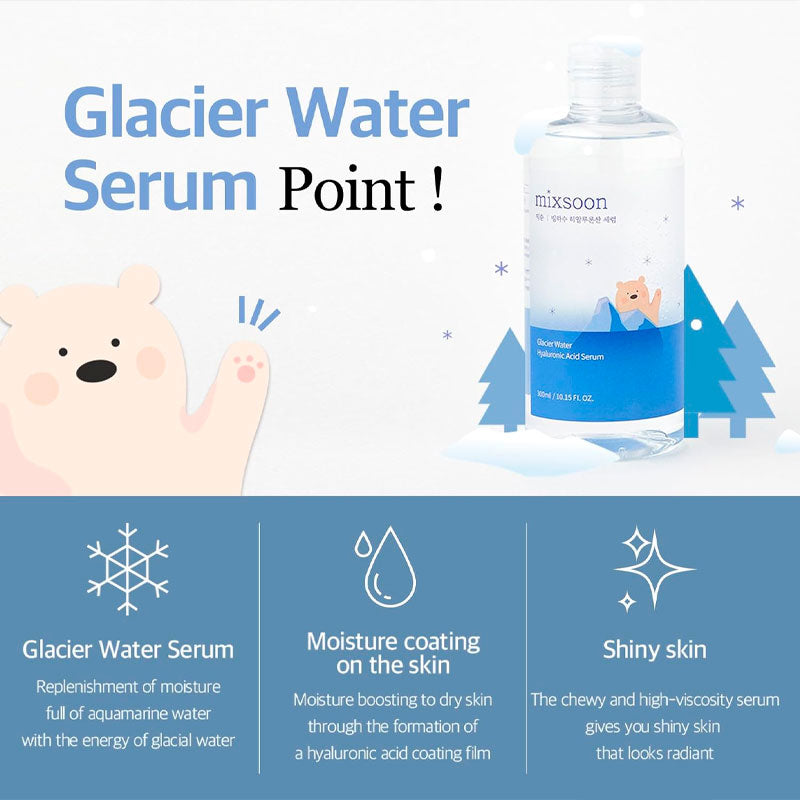 mixsoon Glacier Water Hyaluronic Acid Serum 300ml