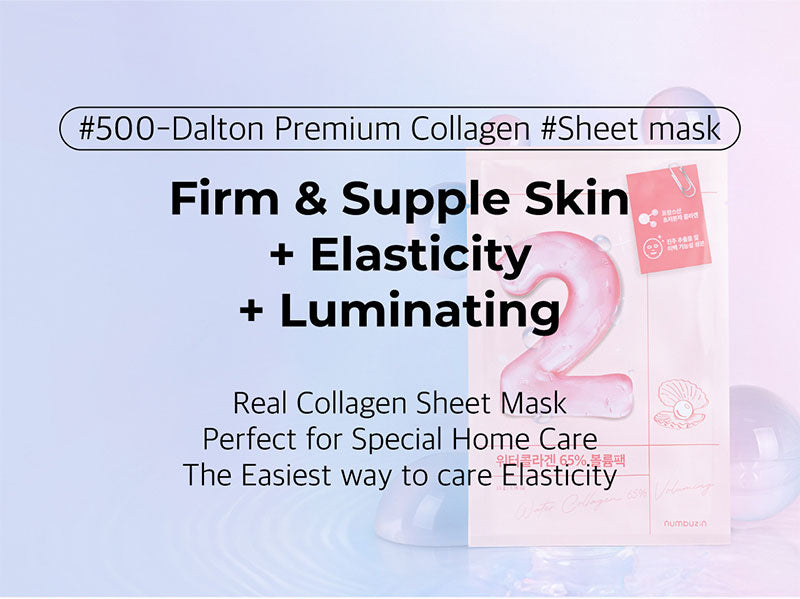numbuzin No.2 Water Collagen 65% Voluming Sheet Mask numbuzin